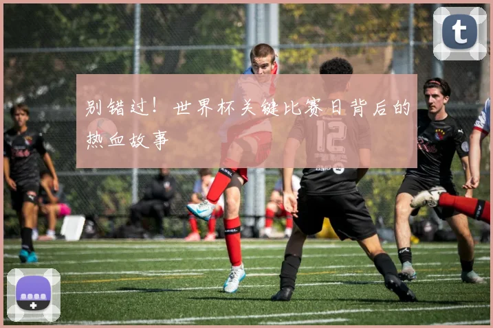 别错过！世界杯关键比赛日背后的热血故事