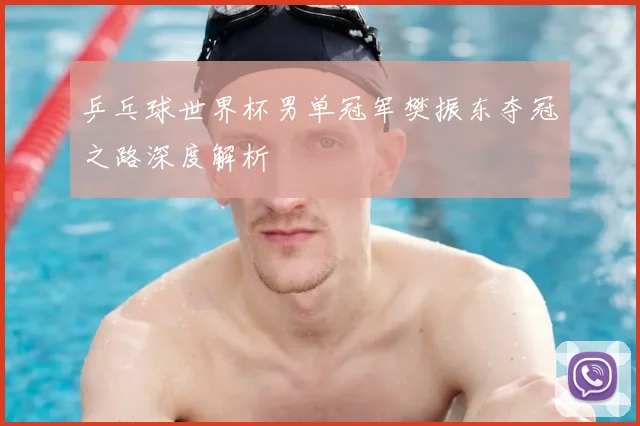 乒乓球世界杯男单冠军樊振东夺冠之路深度解析